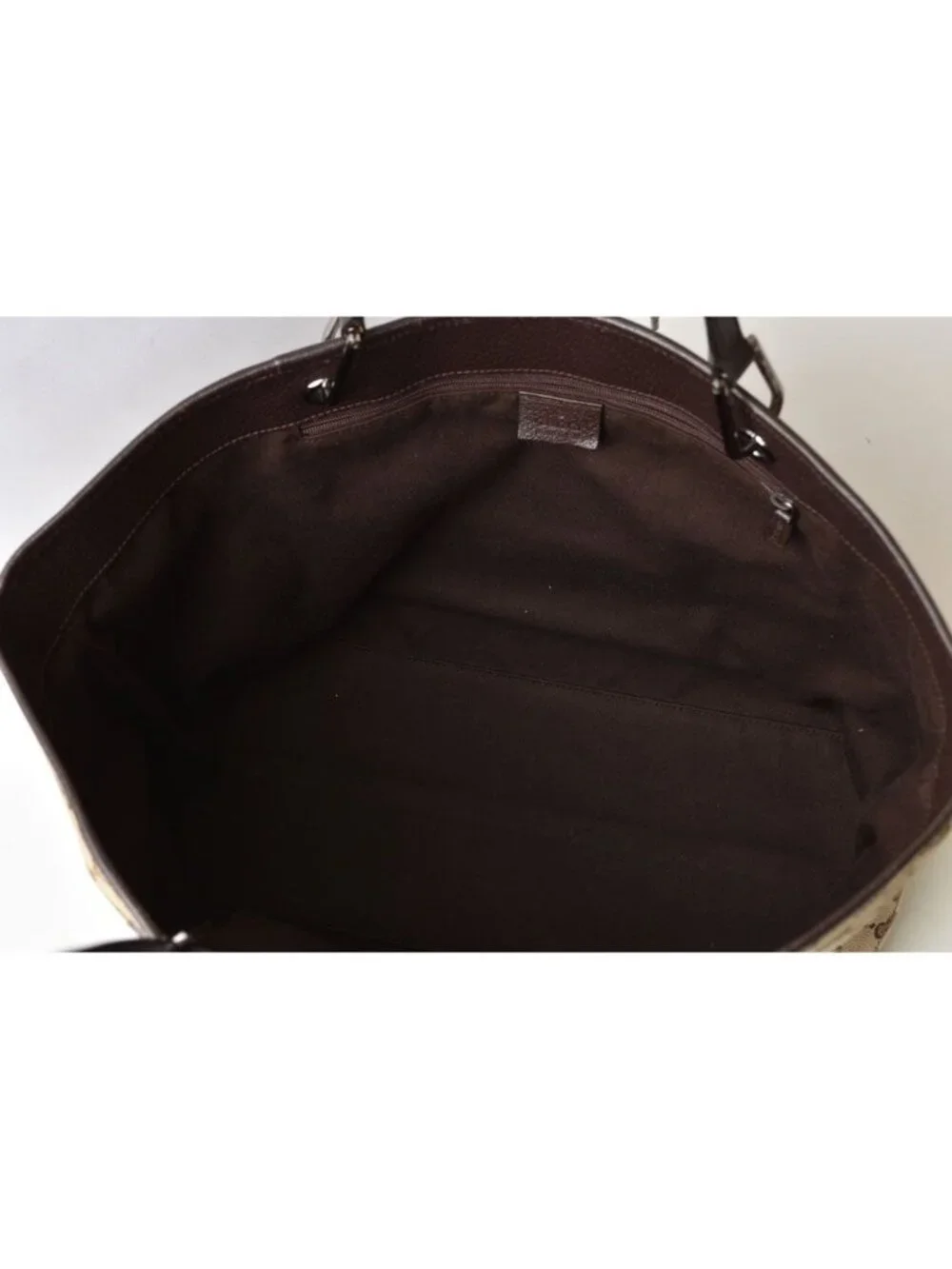 Gucci Tote Bag Shopping GG Canvas Beige Brown